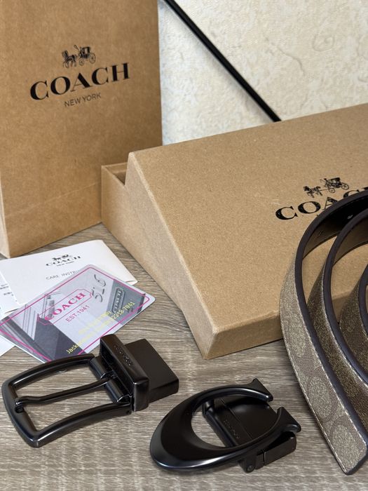 Ремінь Coach з двома пряжками