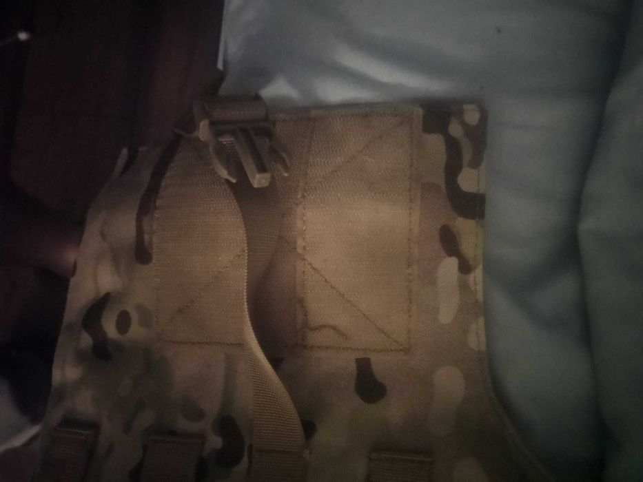 AIRSOFT COLETE/PC MULTICAM com flatpack e hidratação