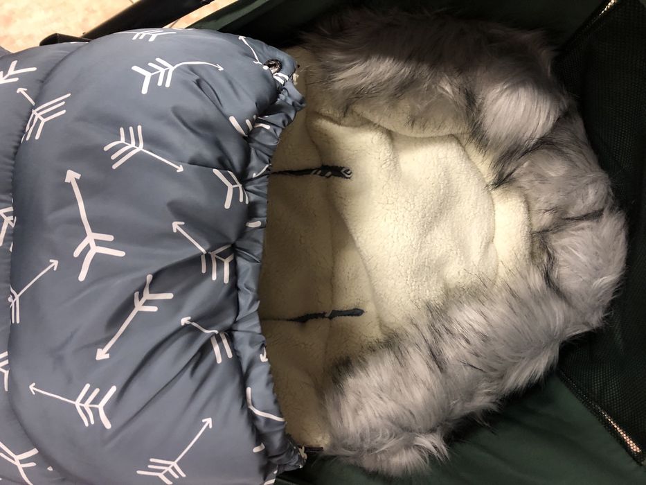 Nowy zestaw spiworek plus mufka