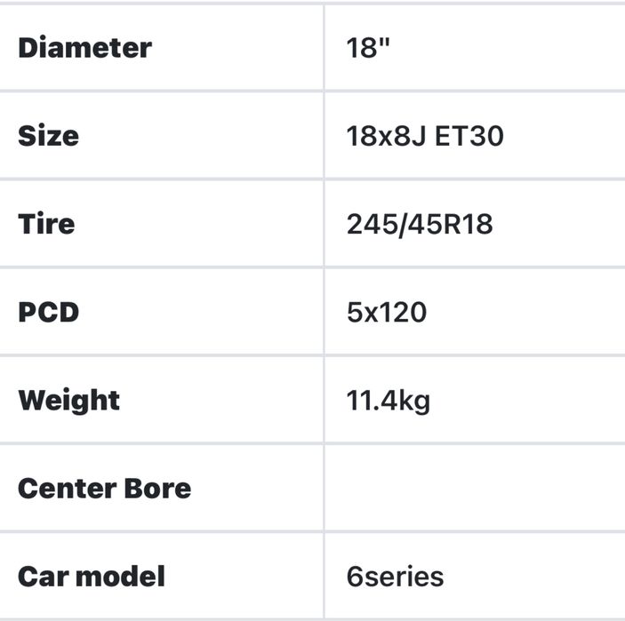 Jantes 18 Originais Bmw Série 6 style 350 em 5x120