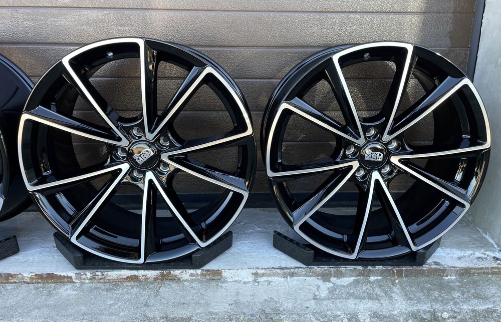 4x felgi aluminiowe 5x112 r20 et45 8,5J Alufelgi Czarne (Mercedes Audi