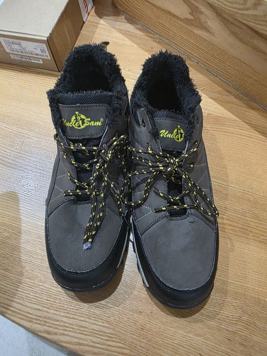 Męskie buty zimowe / trapery UNCLE SAM – Rozmiar 43 – Ocieplane futerk