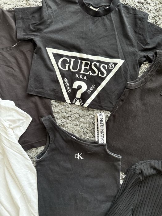 Футболки, лосины, джинсы , костюм calvin guess one by one xs