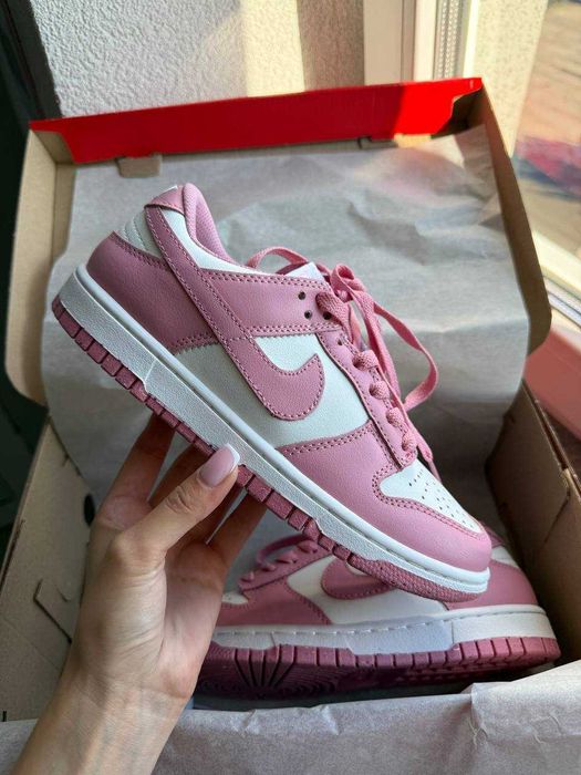 !АКЦІЯ! Nike SB Dunk Pink White 36 37 38 39 40 | найк сб данк рожеві