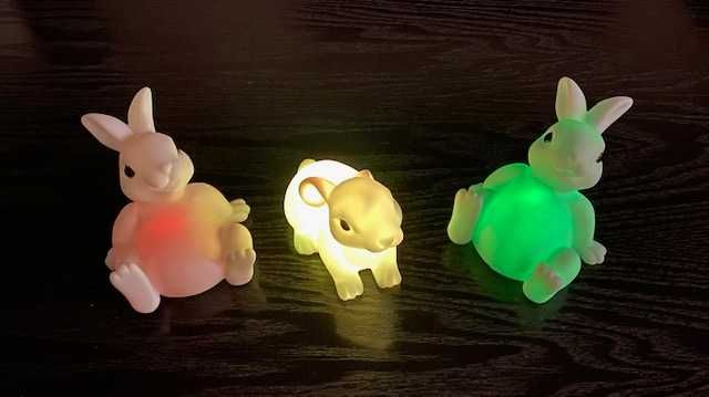Coelhos Luzes - Várias luzes