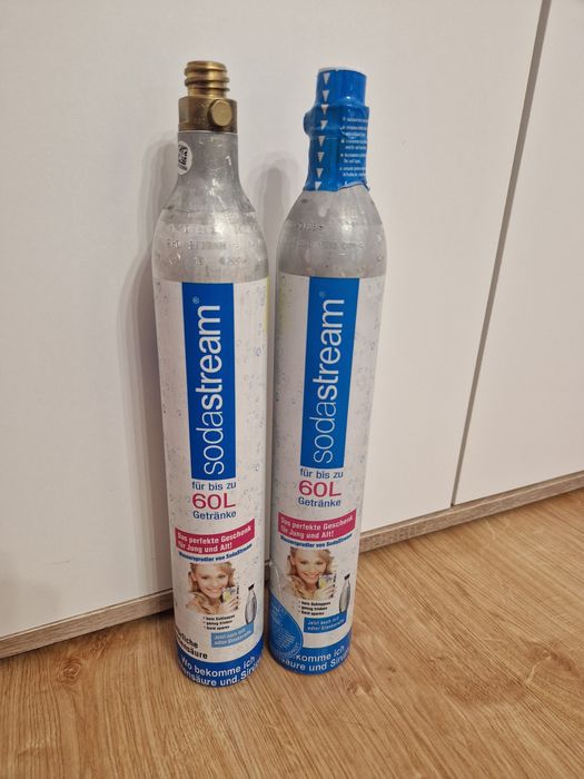 Nabój Zbiornik Gazem Saturator Sodastream Soda Stream Nienieski z Gwintem