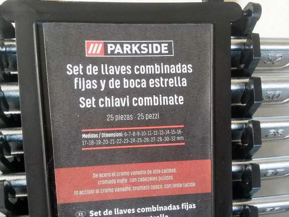 Jogo de 25 chaves Parkside novas