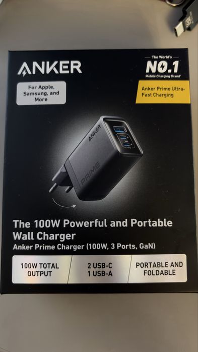 The 100W Powerful and Portable Wall Charger