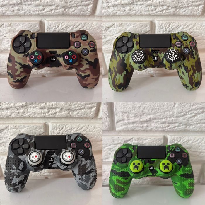 Чехол с накладками на стики геймпад для DualShock PS3 PS4 PS5 XBOX 360