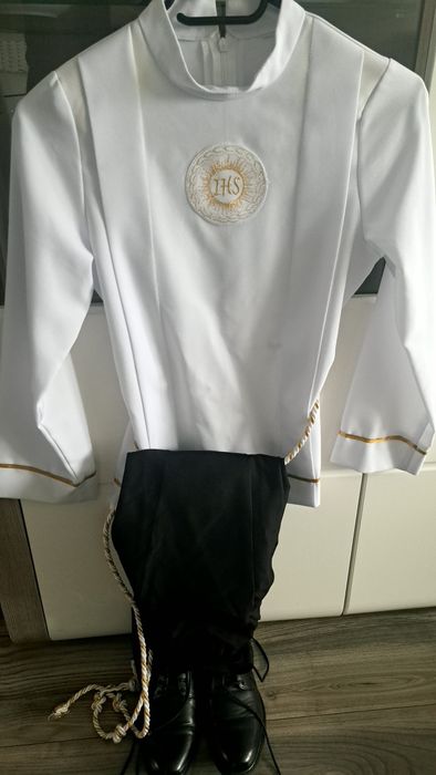 ALBA komunijna , spodnie,buty