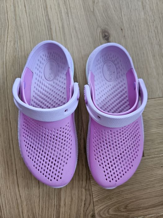 Crocs r.33/34, J2, Różowe,  LiteRide