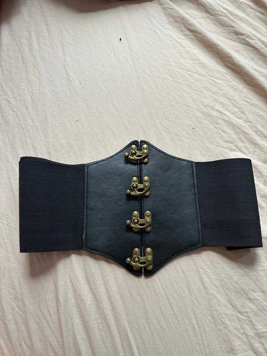 Pasek gorset czarny Gothic XL