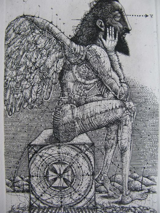 7) Олег Денисенко Львів Україна гравюра офорт екслібрис графіка