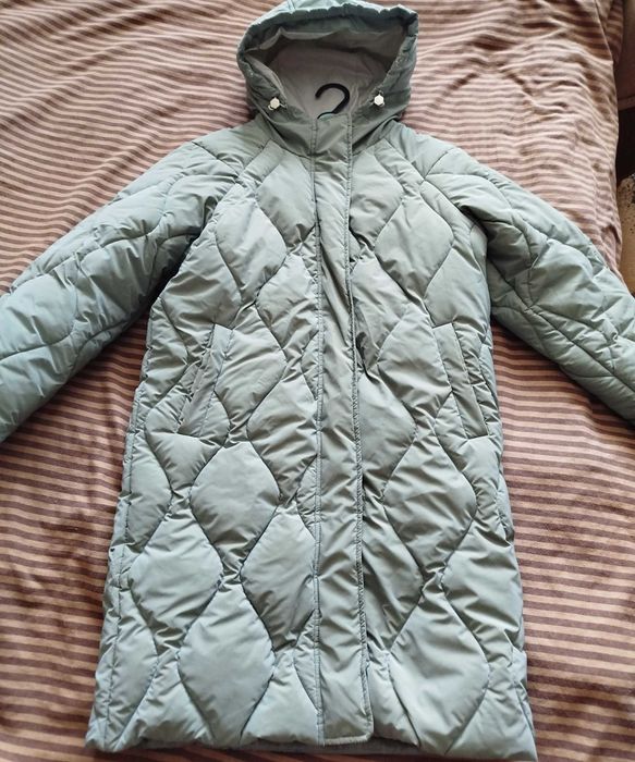 Зимовий пуховик для дівчинки ТМ Цветков