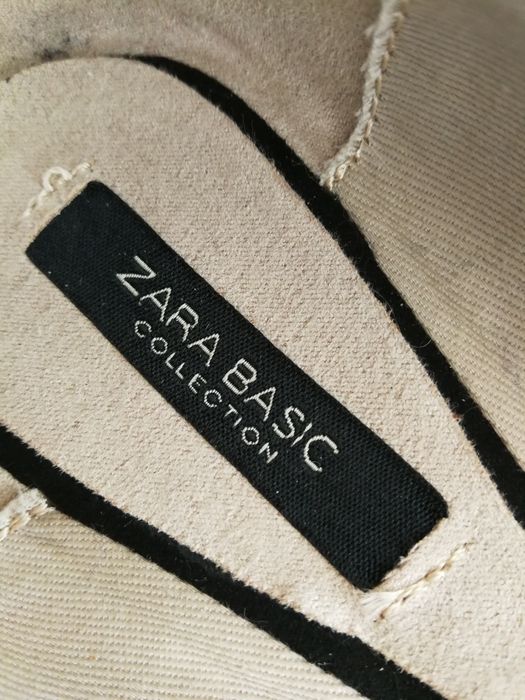 Шкіряні балетки від ZARA. 25 см по устілці, для вузької ніжки.