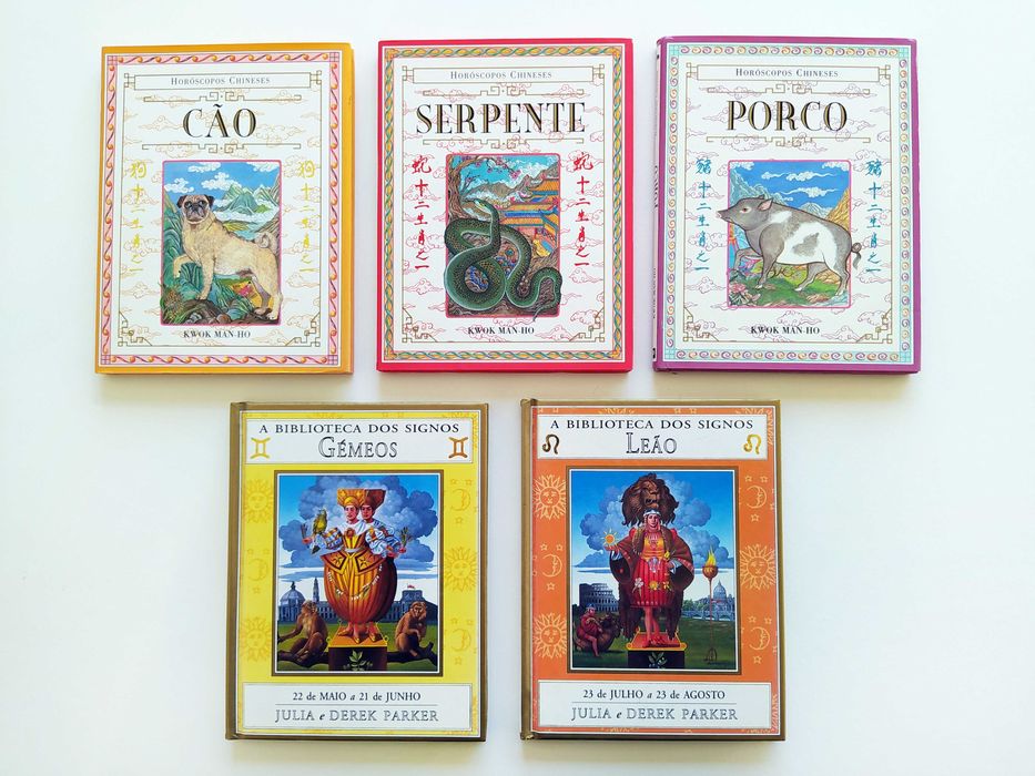Lote 5 Livros de ASTROLOGIA