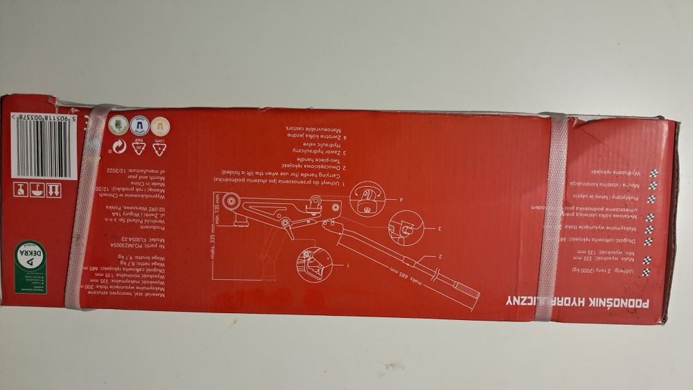 Podnośnik hydrauliczny GT Max