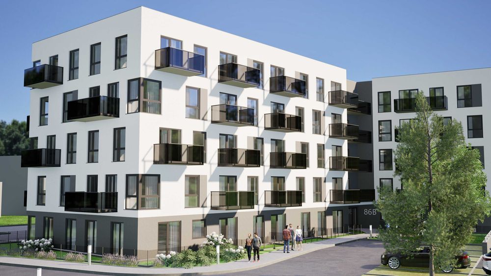 2-pokojowe mieszkanie 31,44 m² APARTAMENTY RÓŻA