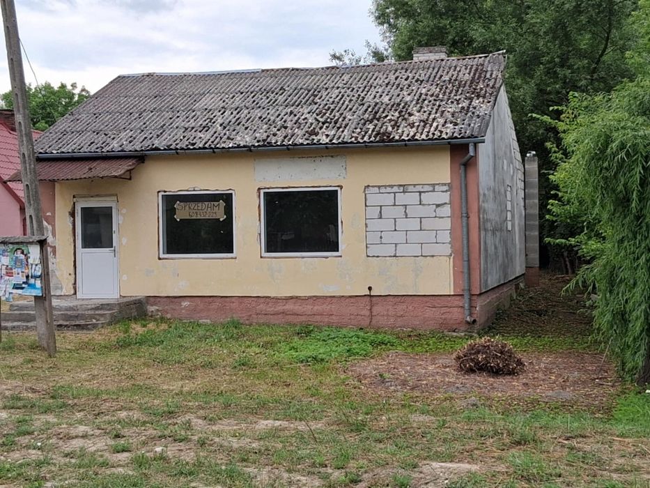 Działka z budynkiem usługowo  mieszkalnym
