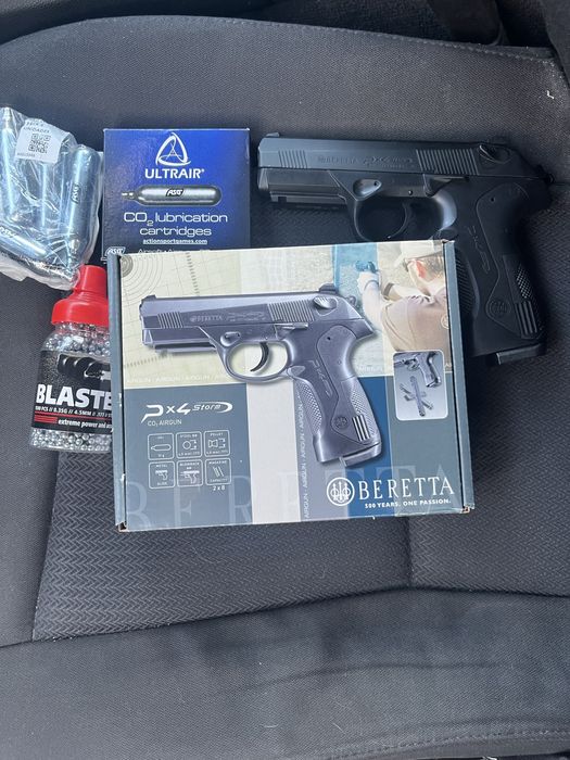Pistola de Pressão Beretta PX4 Storm CO₂ 4,5mm + Kit Completo