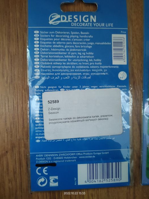 Świąteczne naklejki do dekoracji