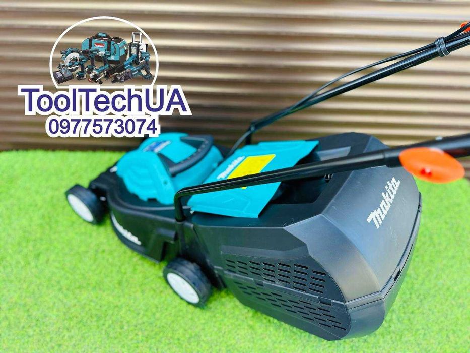 Безщіткова Газонокосарка Makita ELM32BL Електрична Для газону Траворіз