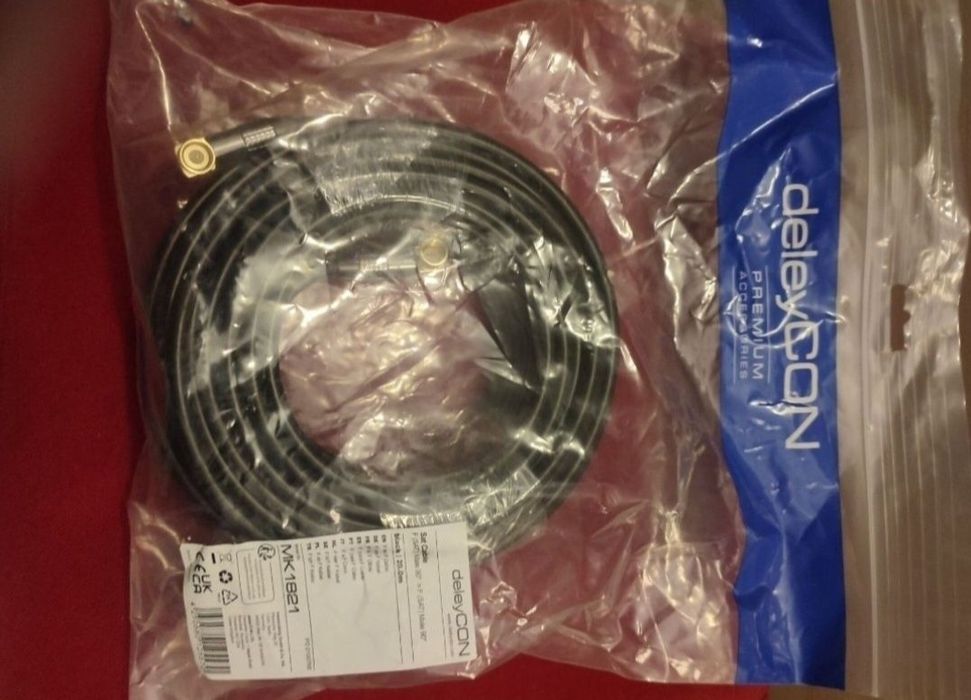 NOWY Kabel Antenowy SAT deleyCON 20 m nowy okazja
