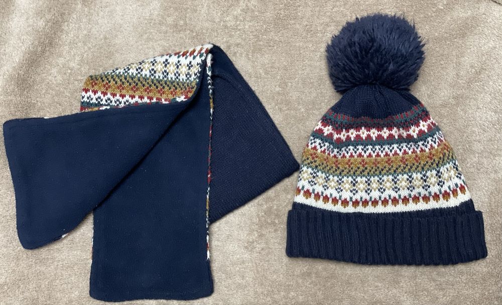 Зимовий набір із Шапочки  + шарф .