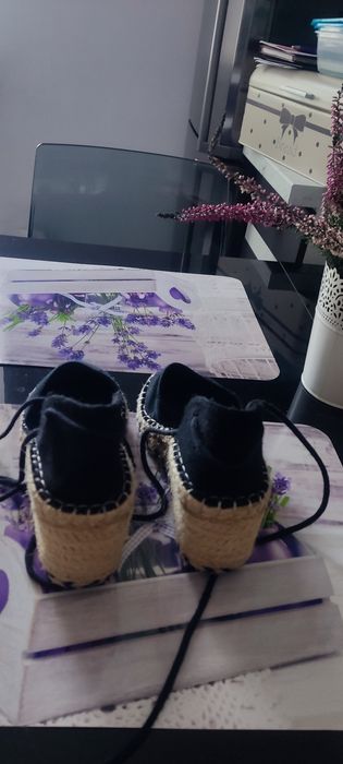 Espadryle czarne  Sinsay