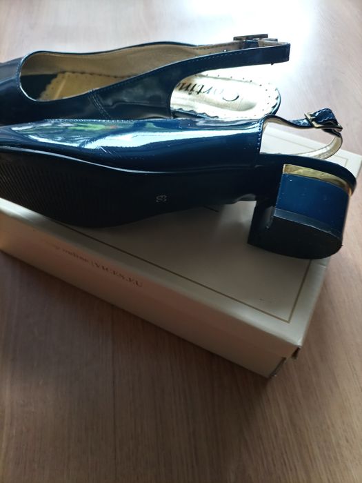 Buty damskie granatowe