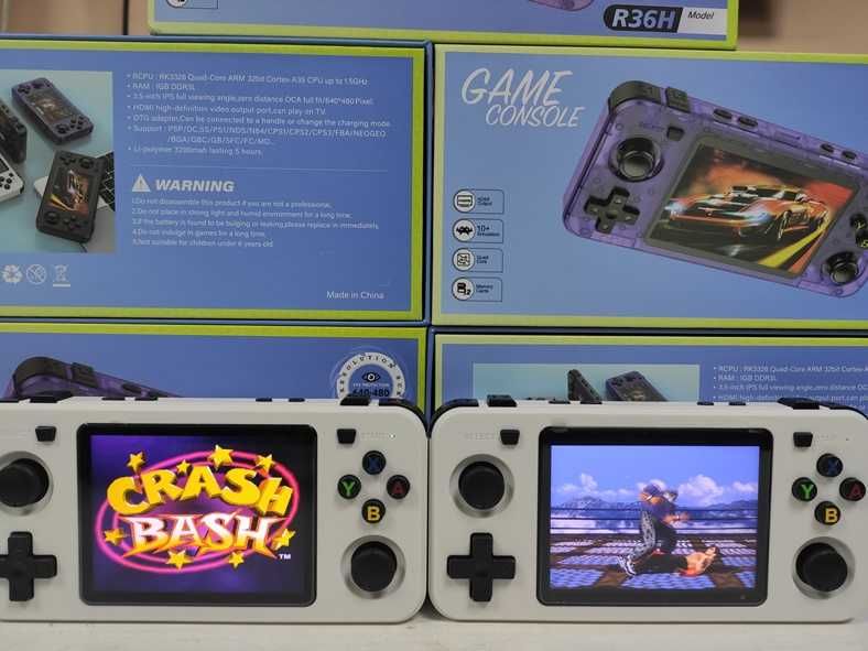 Портативна Ігрова Приставка Data Frog R36H БІЛА‼️НОВА‼️PlayStation PSP