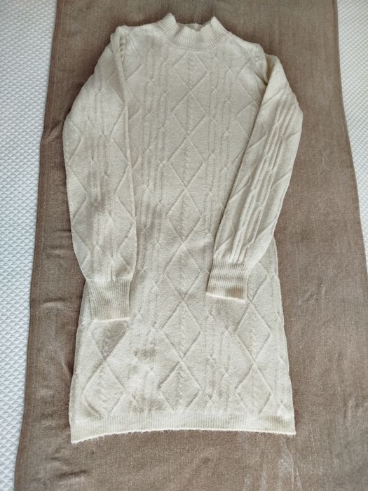 Vestido de manhã com meia gola mulher