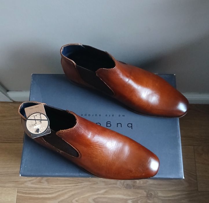 -40% Sztyblety skórzane Bugatti. R. 43.