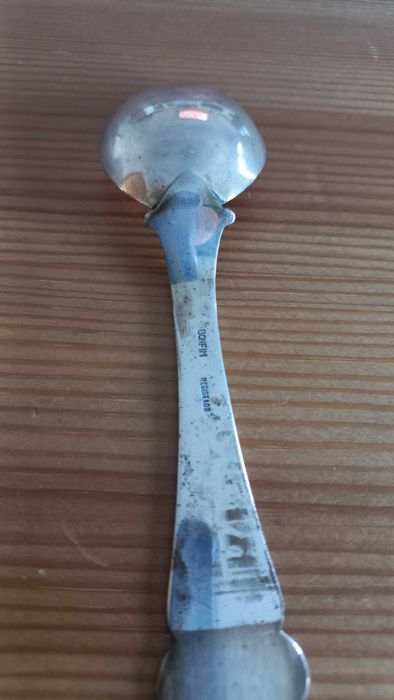 Colher em prata, antiga