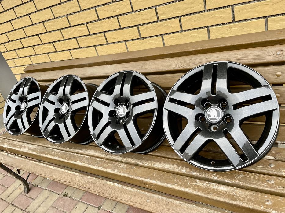 Диски R15 5.100 ET38 цо 57.1 шкода тоцр фабія гольф 4 поло  рапід