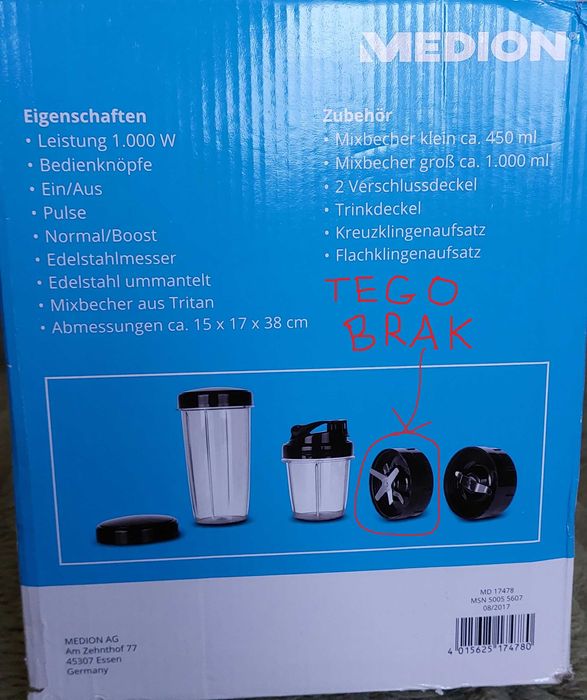 Medion Multi Nutri Mikser