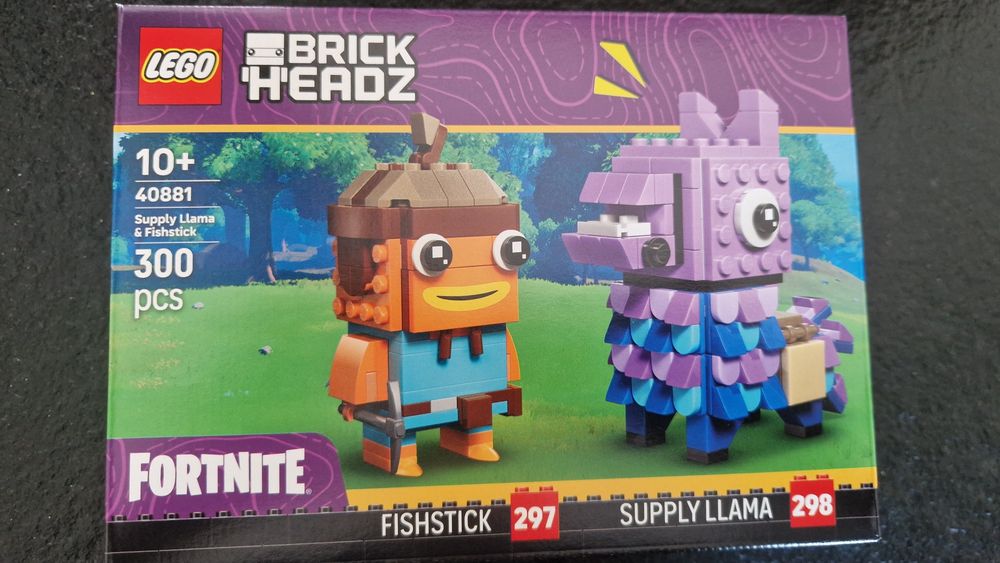 LEGO® 40881 BrickHeadz - Lama Zaopatrzeniowa i Palucha Rybnego - figur