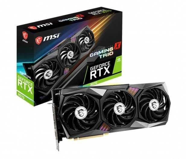 Видеокарта MSI GeForce RTX3070 8Gb GAMING Z TRIO LHR