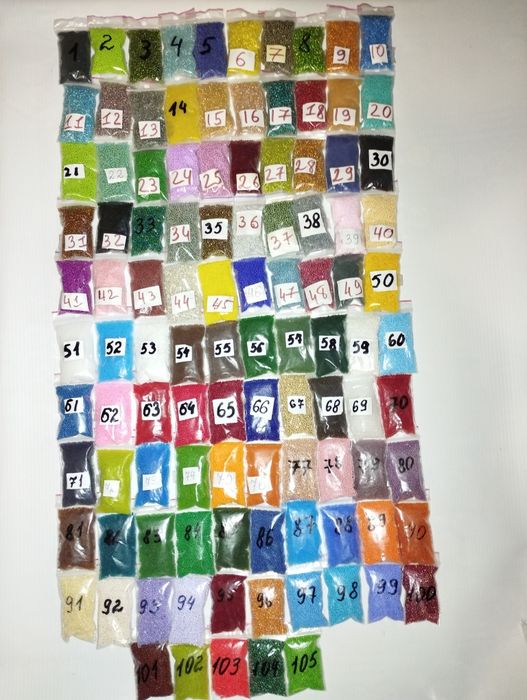 Иглы,бисер калиброванный для вышивания!Бисер Китай для рукоделия