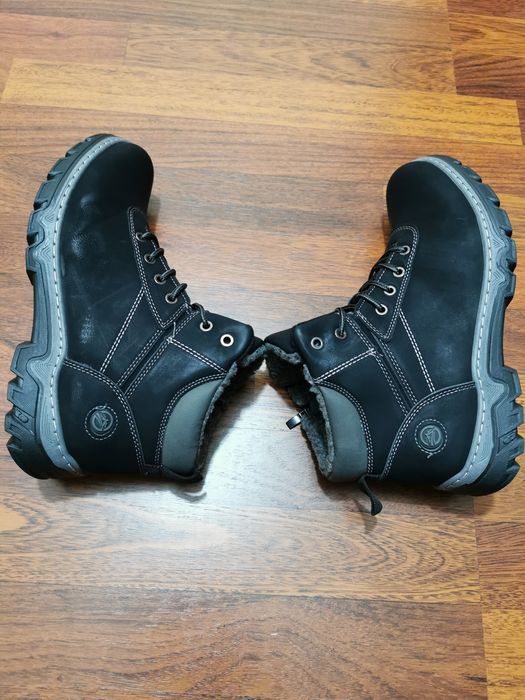 Trekingowe Sportowe Buty Męskie Lekkie Wygodne Ciepłe R. 42 Czarne