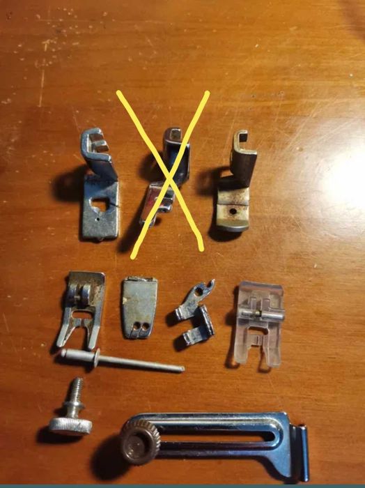 Bobines e caneleira singer máquina de costura