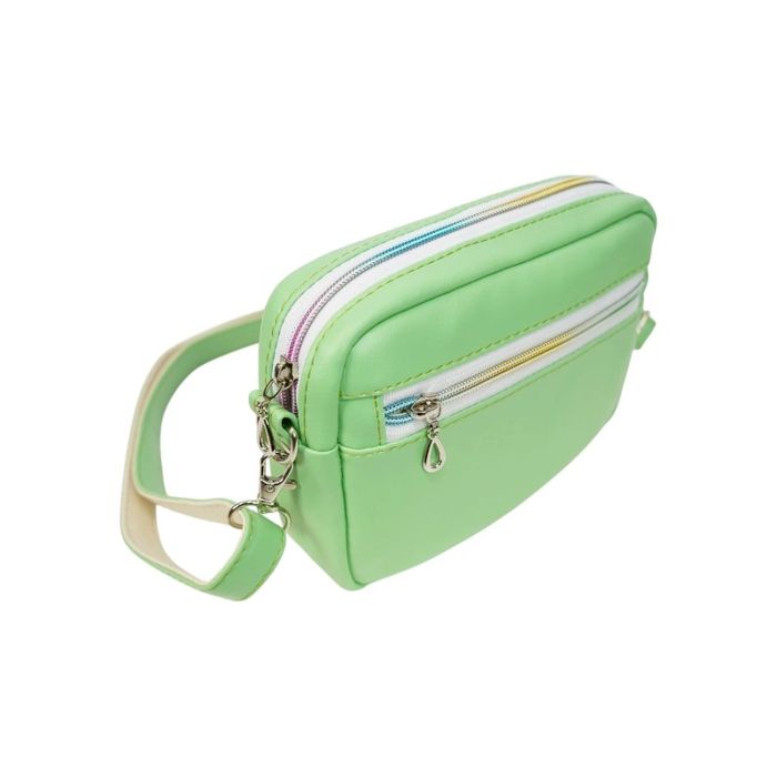 Mini Torebka Box z Ekoskóry z Kolorowymi Motylami w Pastelach