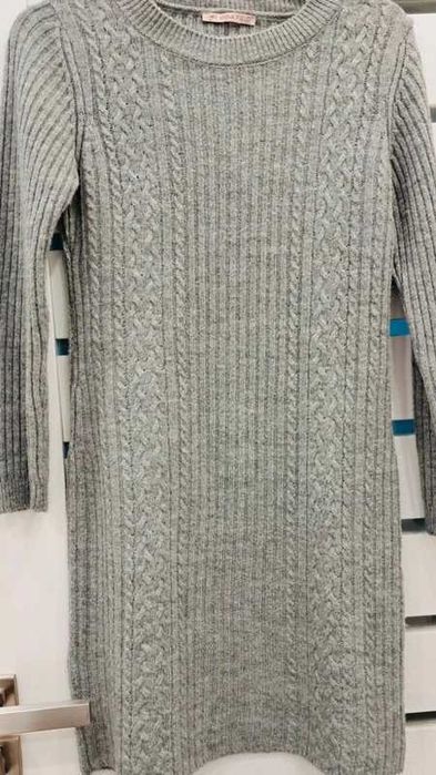 Anna Field sukienka szara dzianinowa roz.M/L