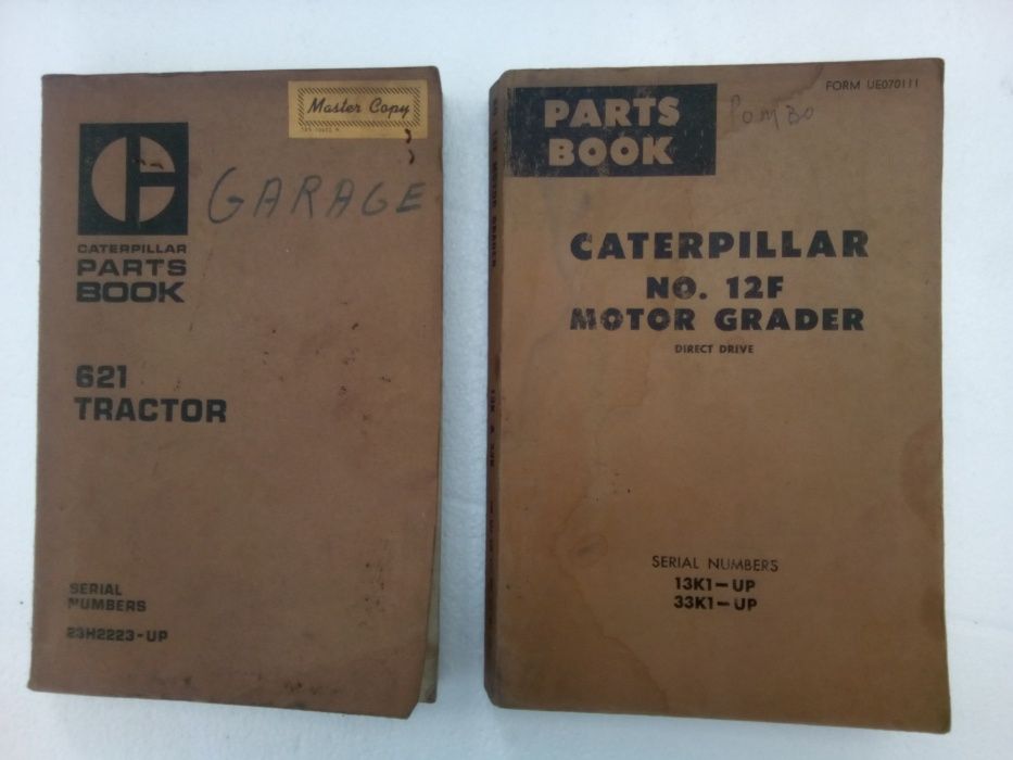 Instruções maquinas Caterpillar
