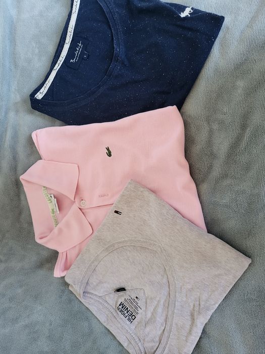 Trzy  Tshirty rozm M meskie