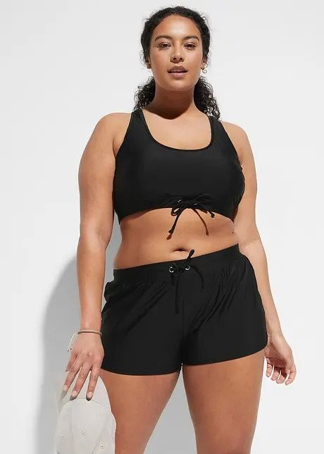 B.P.C bikini z szortami czarne 40.