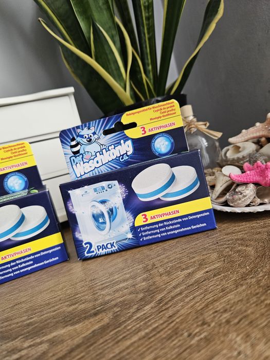 Tabletki kapsułki czyszczące do pralki  Der Waschkonig