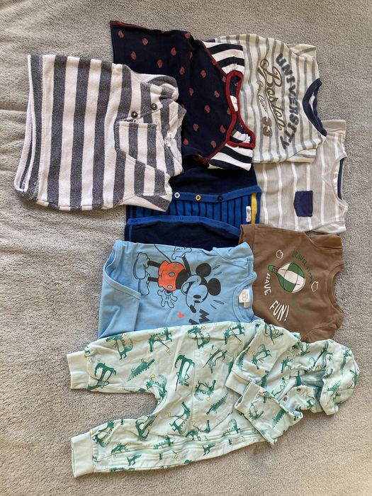 bluzy dla chłopca r. 74/80 - komplet