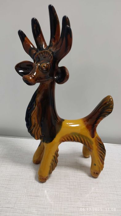 Статуетка Олень Васильківська майоліка