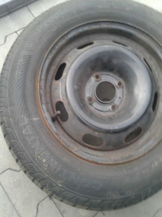 Felga 15 Koło 4x108 Peugeot 206 307 ET27 4x100 Dojazdówka Zapas Opona